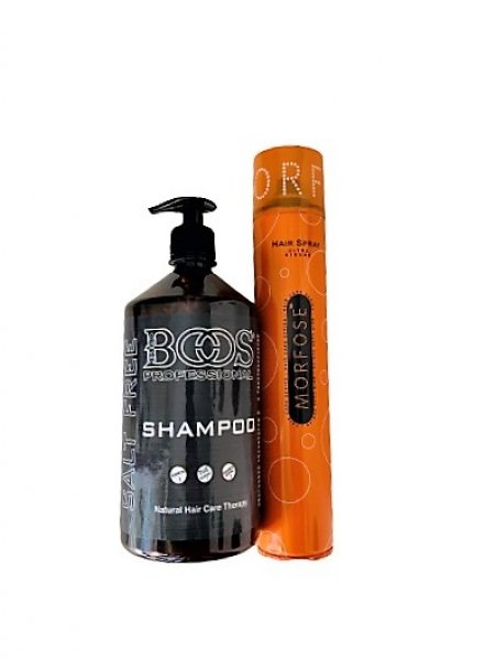 Pro Boos Tuzsuz Şampuan 1000 Ml + Morfose ( Turuncu) Saç Spreyi̇ 400 Ml